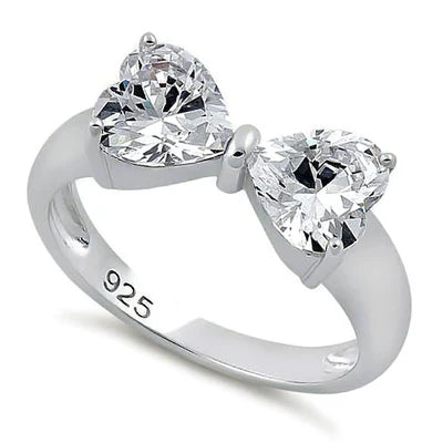 Bow Heart Ring